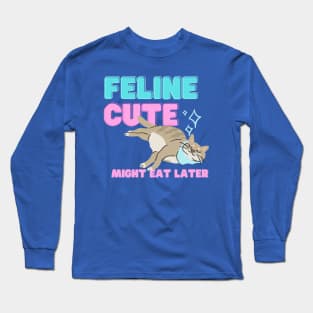 Feline Cute Long Sleeve T-Shirt